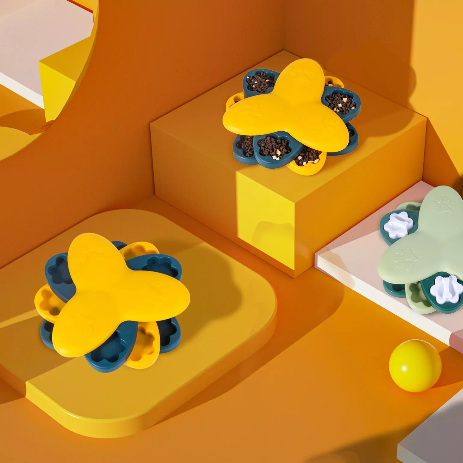 Interactive Slow Feeder Puzzle Bowl for Dogs & Cats - Image 7