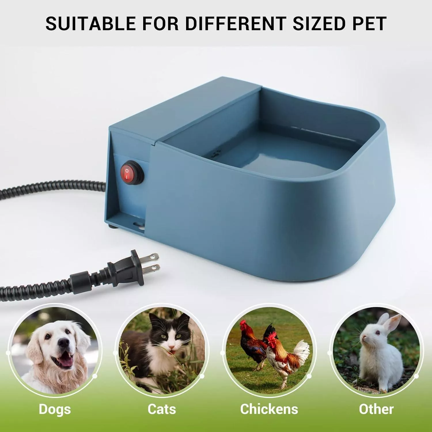 Heated Automatic Water Bowl for Dogs & Pets - Image 2