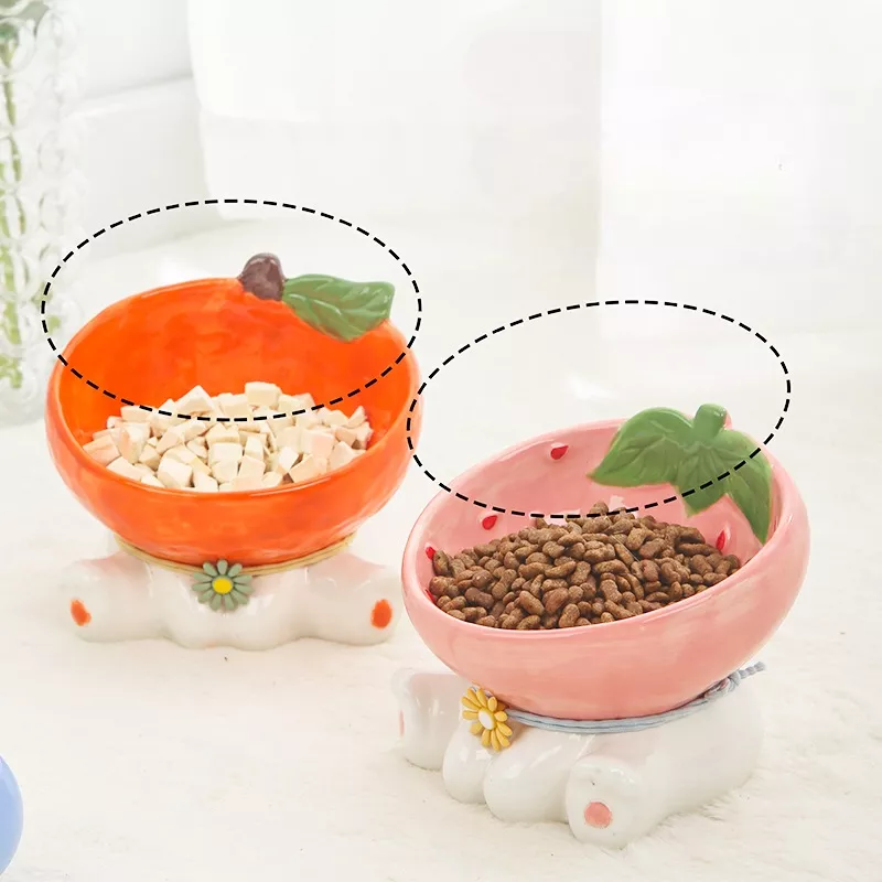 Elevated Ceramic Cat & Dog Food Bowl - Image 7