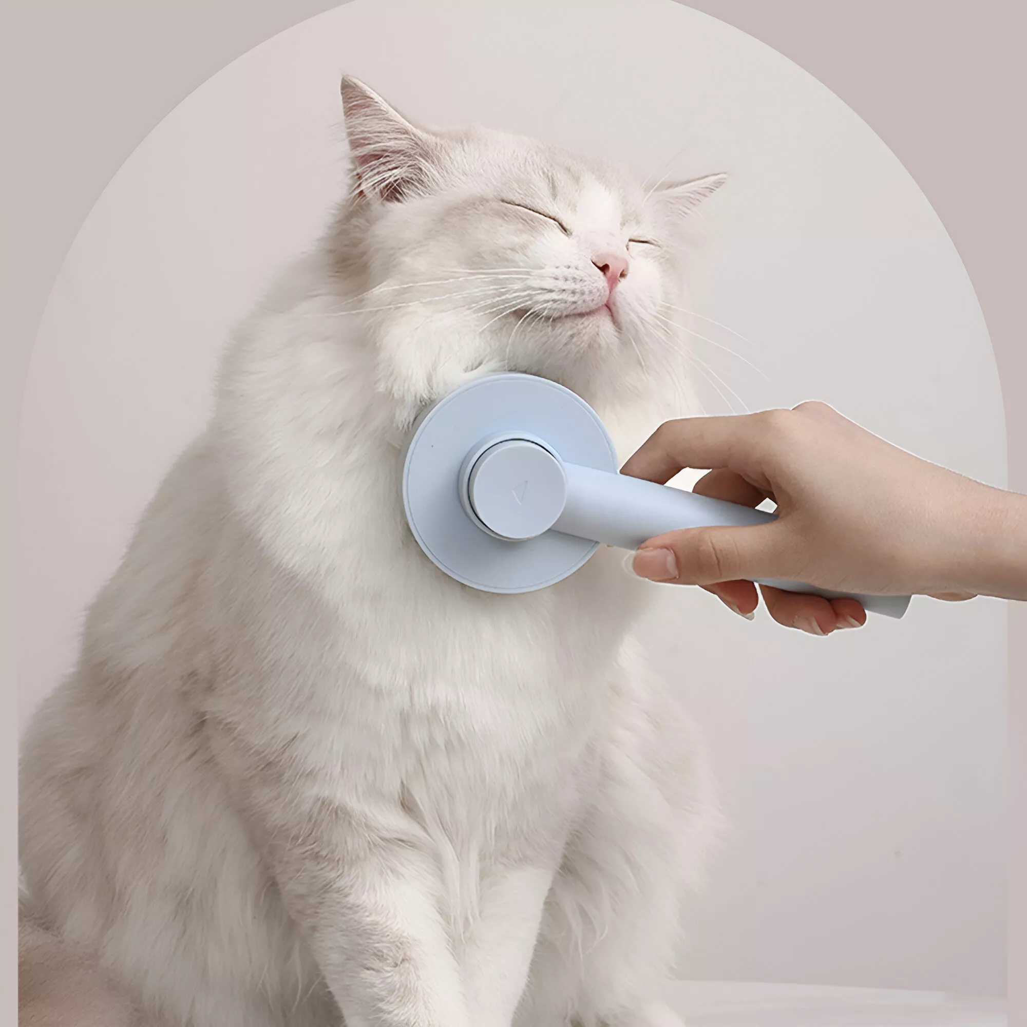 Pet Hair Removal Comb Self-Cleaning Brush for Cats & Dogs - Image 2