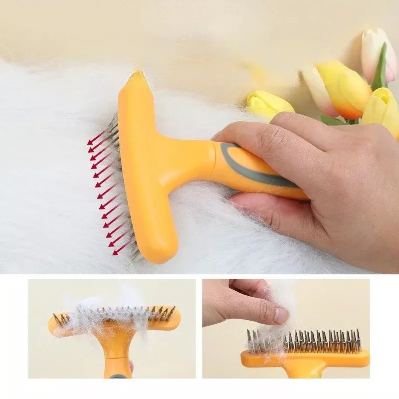 Pet Hair Removal Comb for Cats & Dogs - Image 5