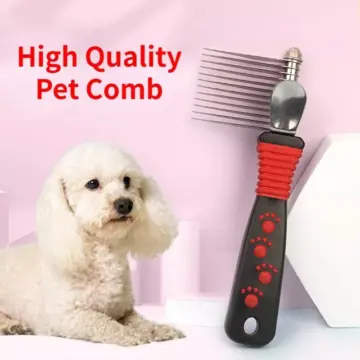 Pet Dematting Fur Rake Comb