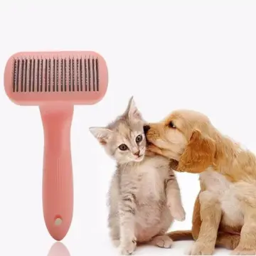 Self-Cleaning Slicker Brush for Dogs & Cats