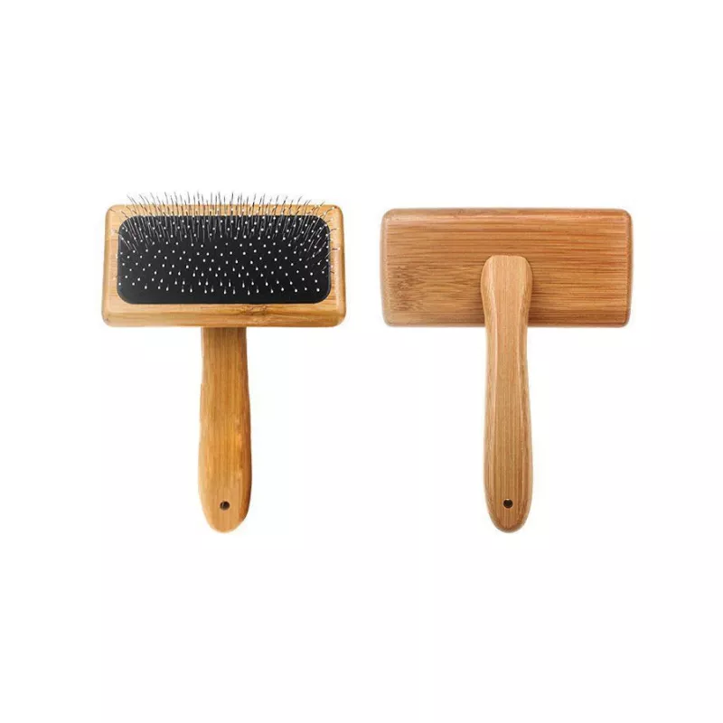 Wooden Dog & Cat Grooming Brush - Image 5
