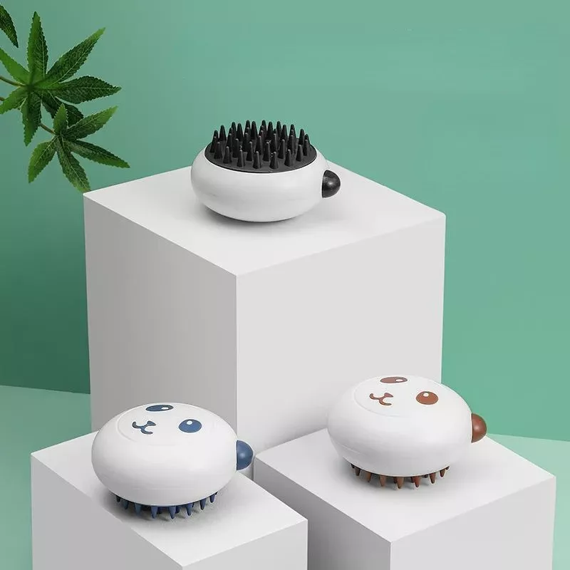 Soft Silicone Dog & Cat Bath Brush – 2-in-1 Shampoo & Grooming Massage Comb - Image 2