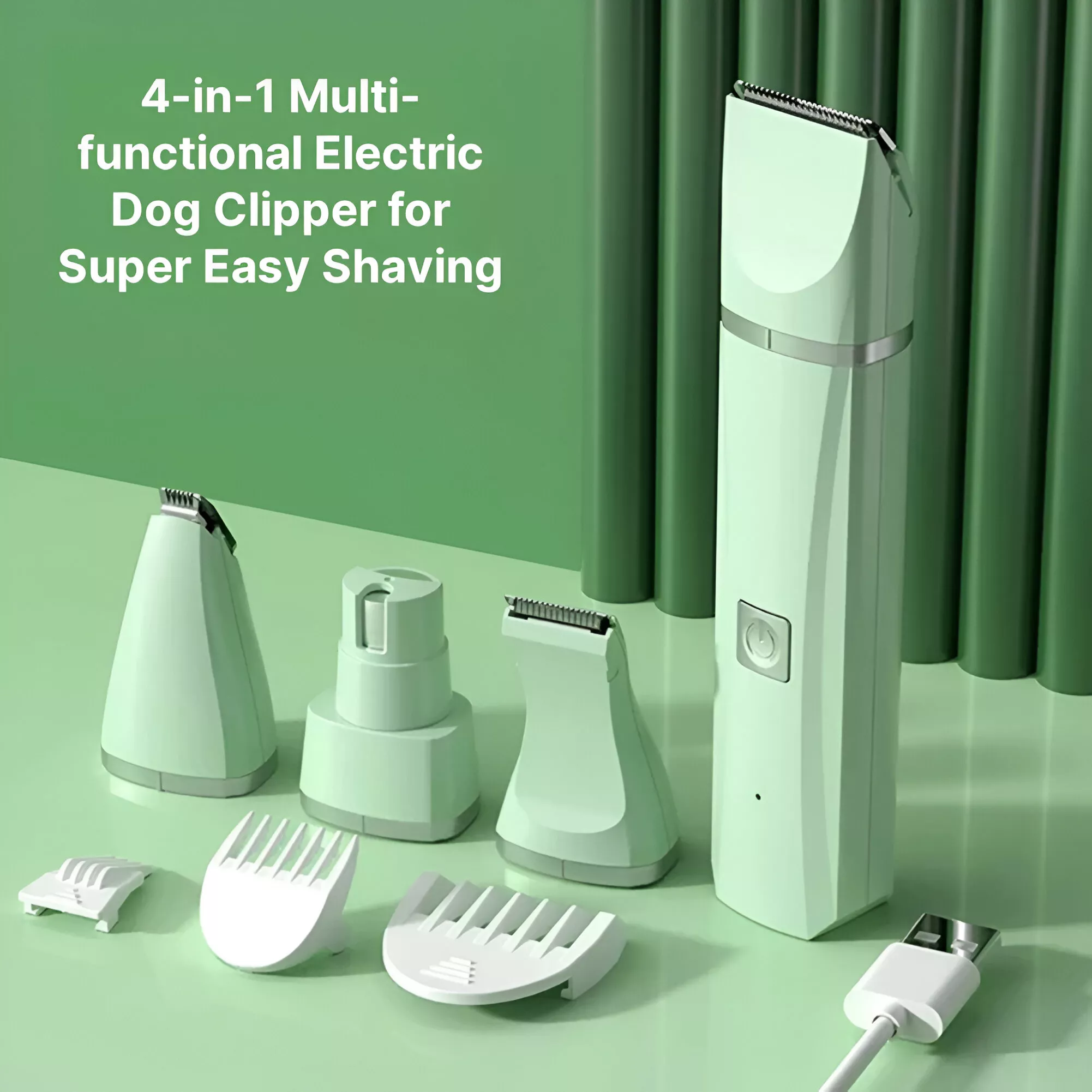 4-in-1 Cordless Pet Grooming Kit - Image 2