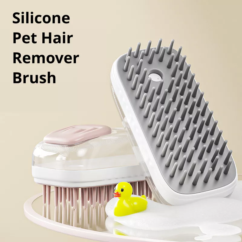 Silicone Pet Hair Remover Brush - Image 2