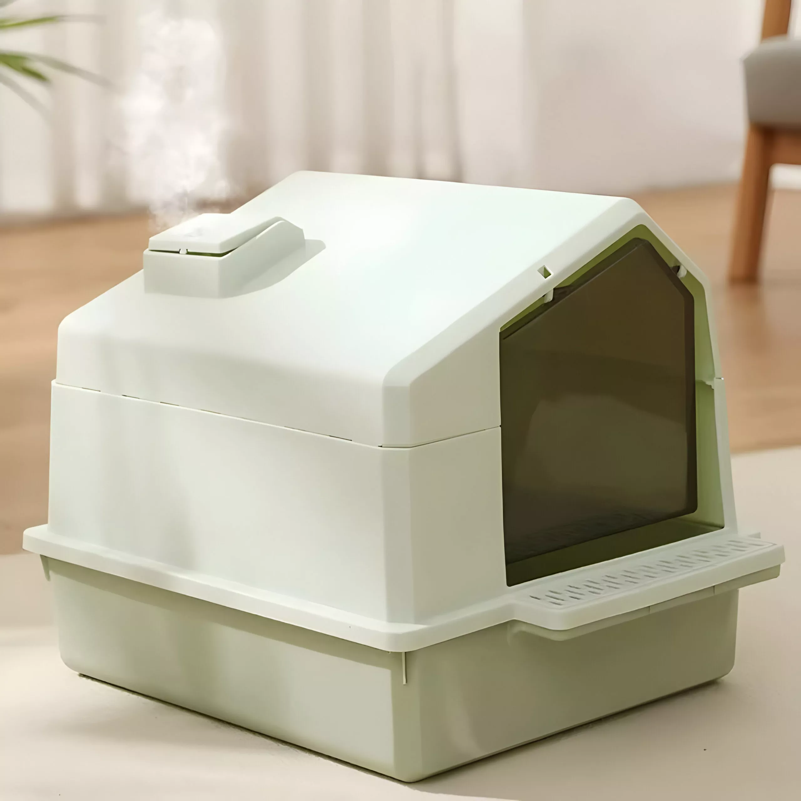 Foldable Waterproof Cat Litter Box - Portable Outdoor Travel Pet Toilet Tray - Image 5