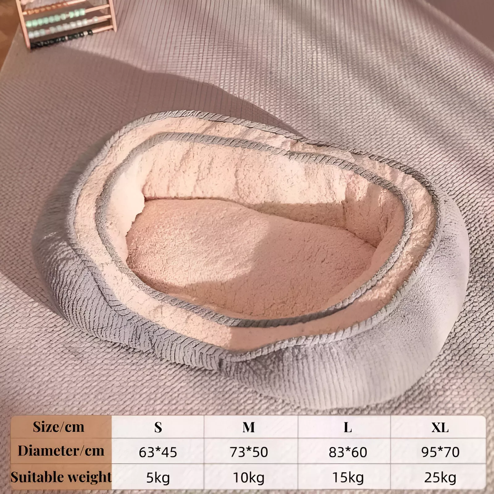 Cozy Pet Dog Bed Sofa with Detachable Warm Cushion for Small to Large Dogs - Image 6