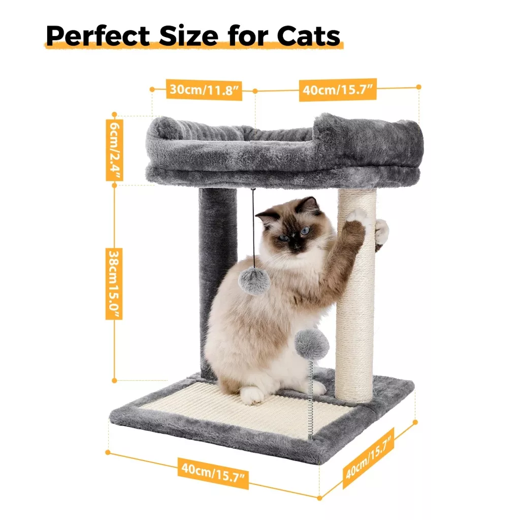 Small Cat Tree with Scratching Post - Image 7