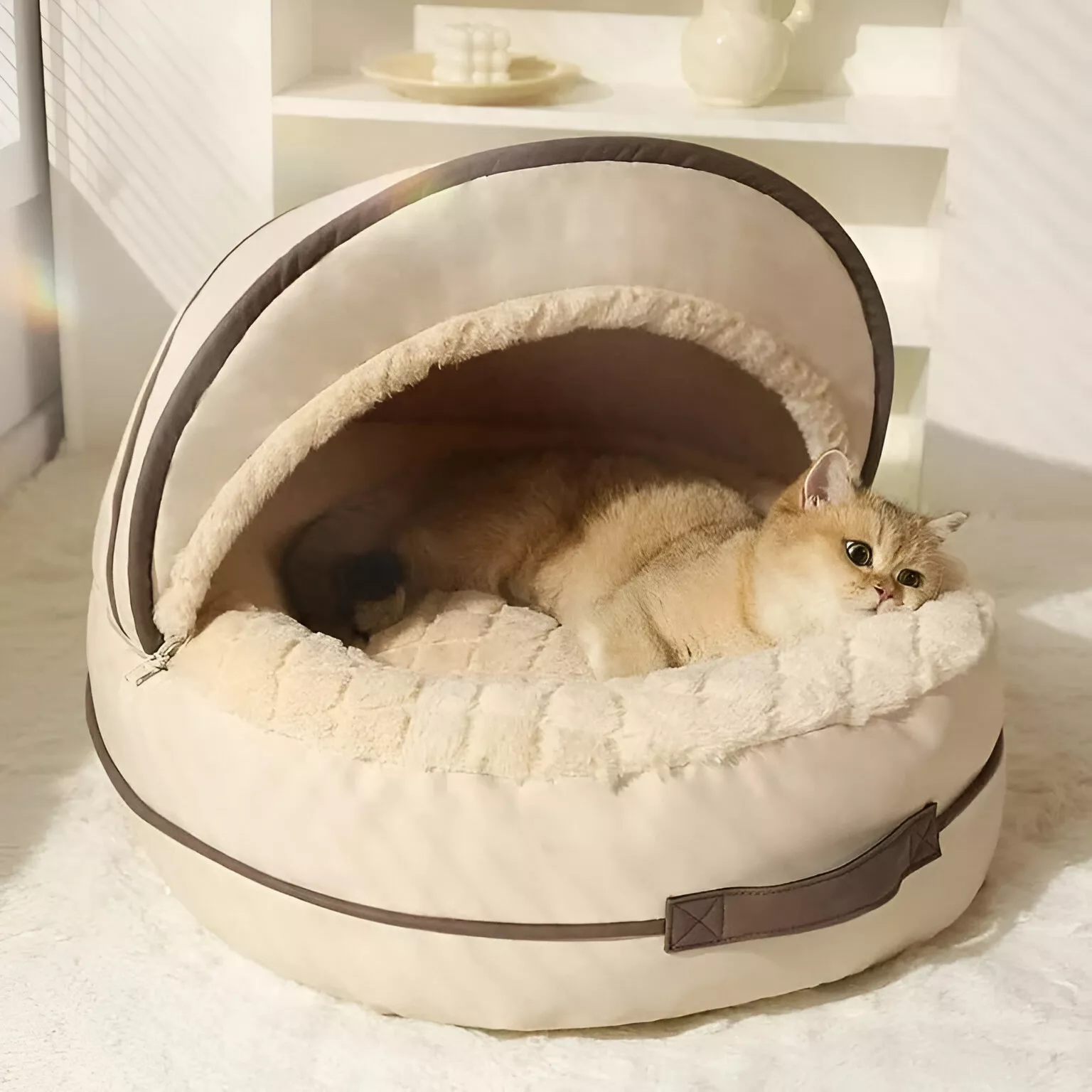Cozy Cat Tent: Warm, Removable & Washable Indoor Pet Bed - Image 4