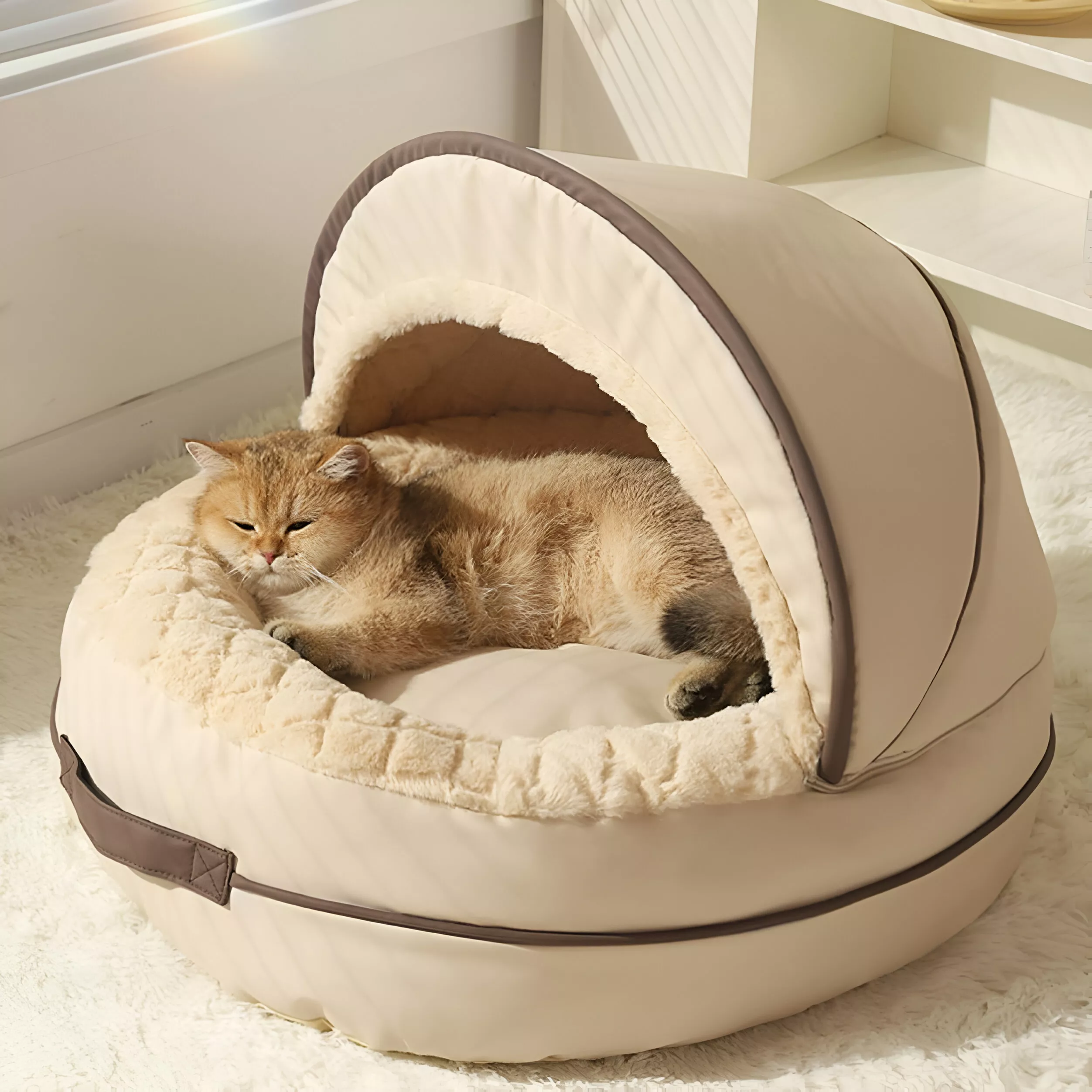 Cozy Cat Tent: Warm, Removable & Washable Indoor Pet Bed - Image 3