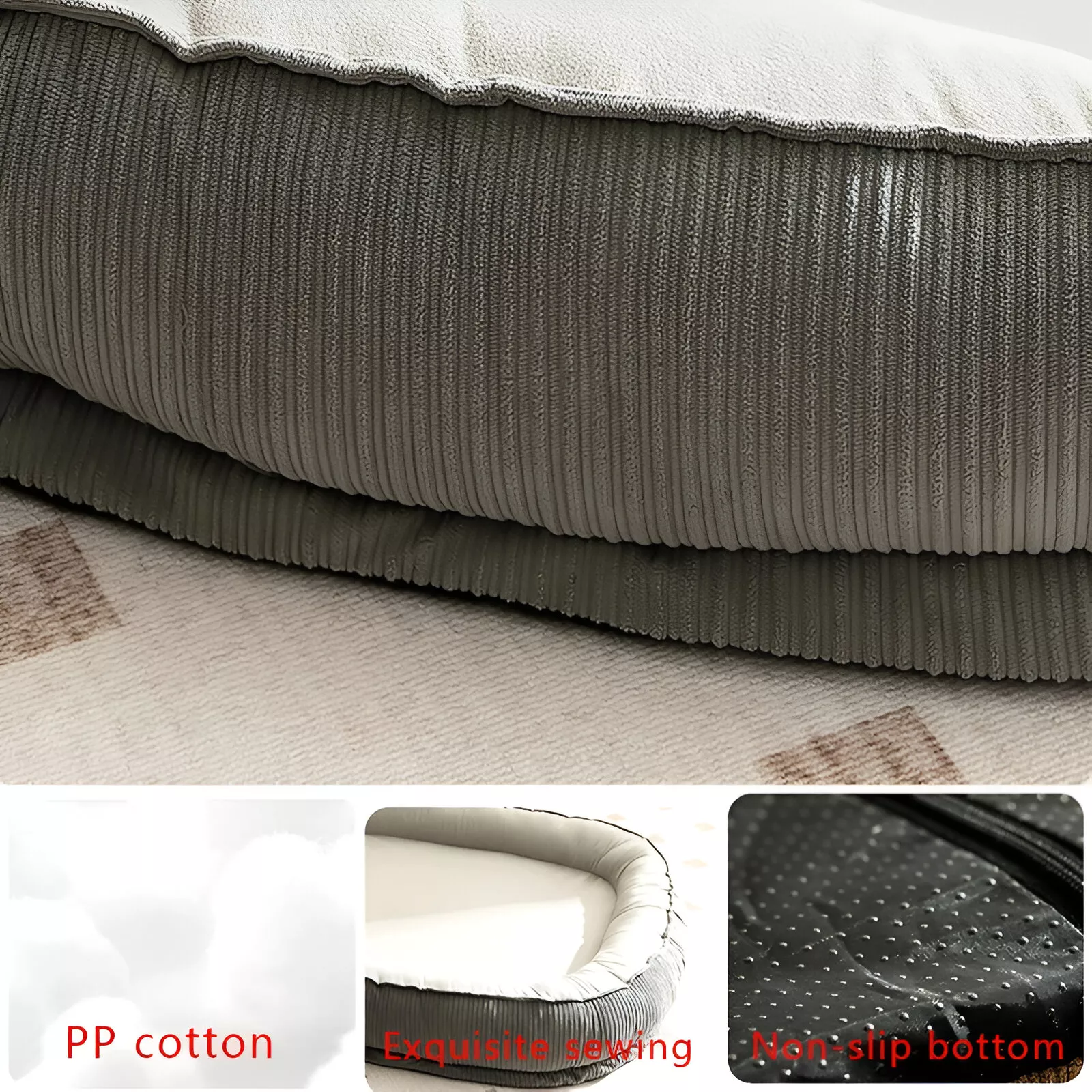 Cozy Pet Bed Sofa for Small to Large Dogs & Cats - Soft, Breathable Cushion Bedding - Image 5