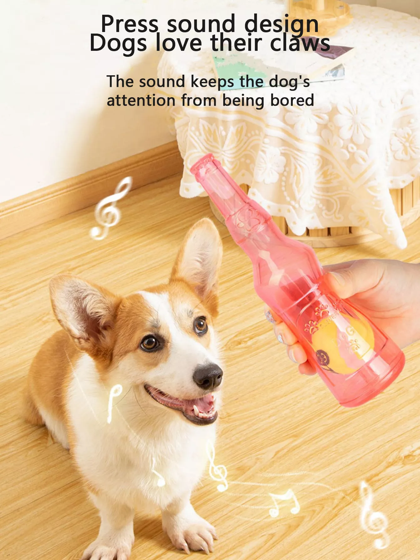 Floating Rubber Tennis Bottle Dog Toy – Stress Reliever & Bite Resistant - Image 6