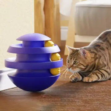 3-Layer Interactive Cat Toy Turntable