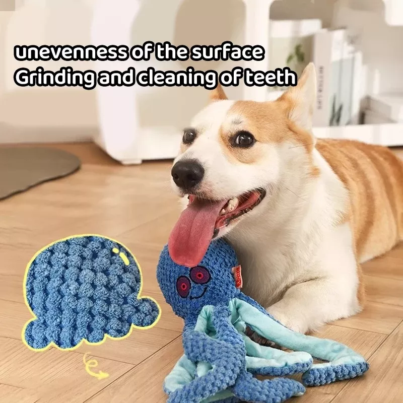 Teething Bite-Resistant Octopus Dog Toy - Image 3