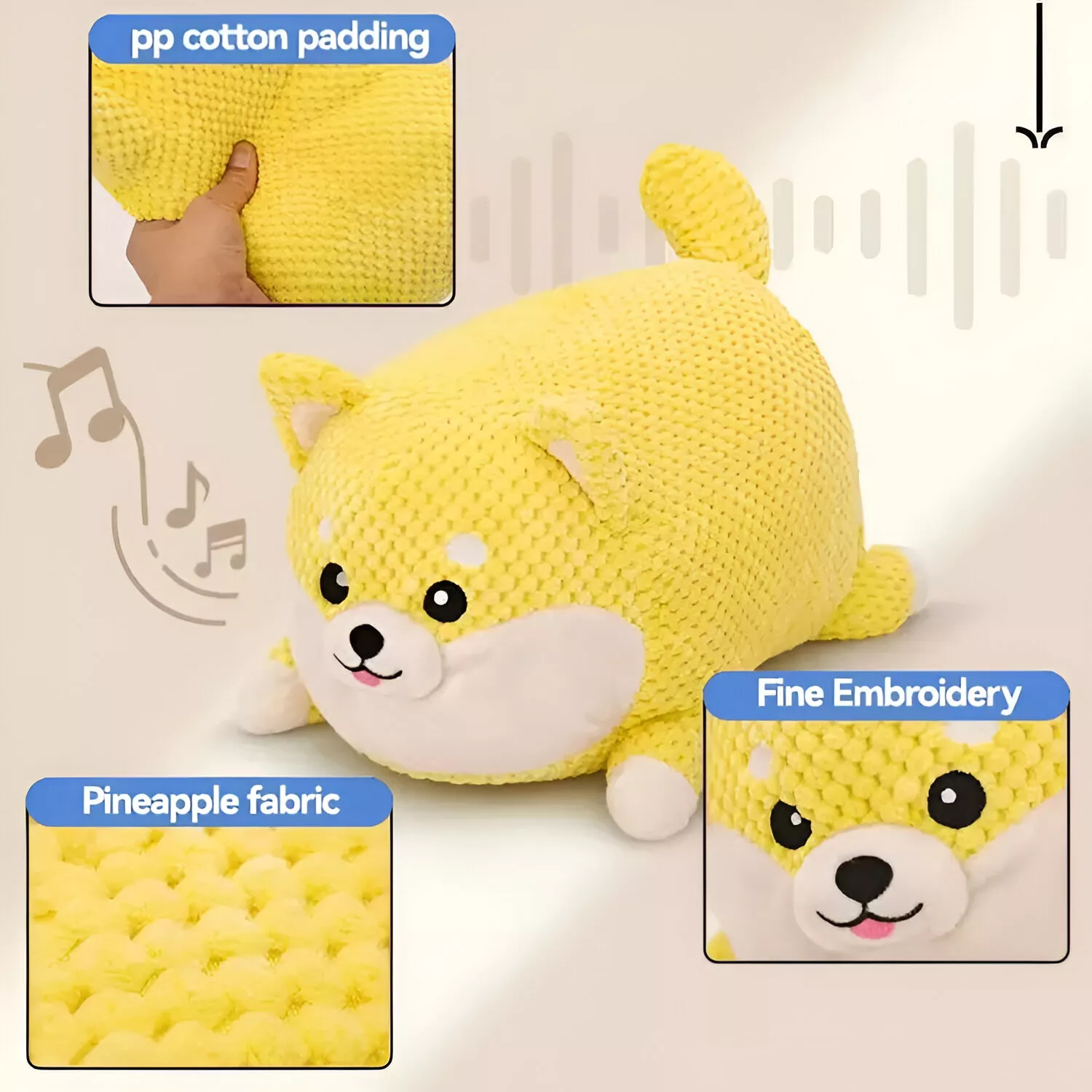 Interactive Squeaky Dog & Cat Chew Toy - Image 3