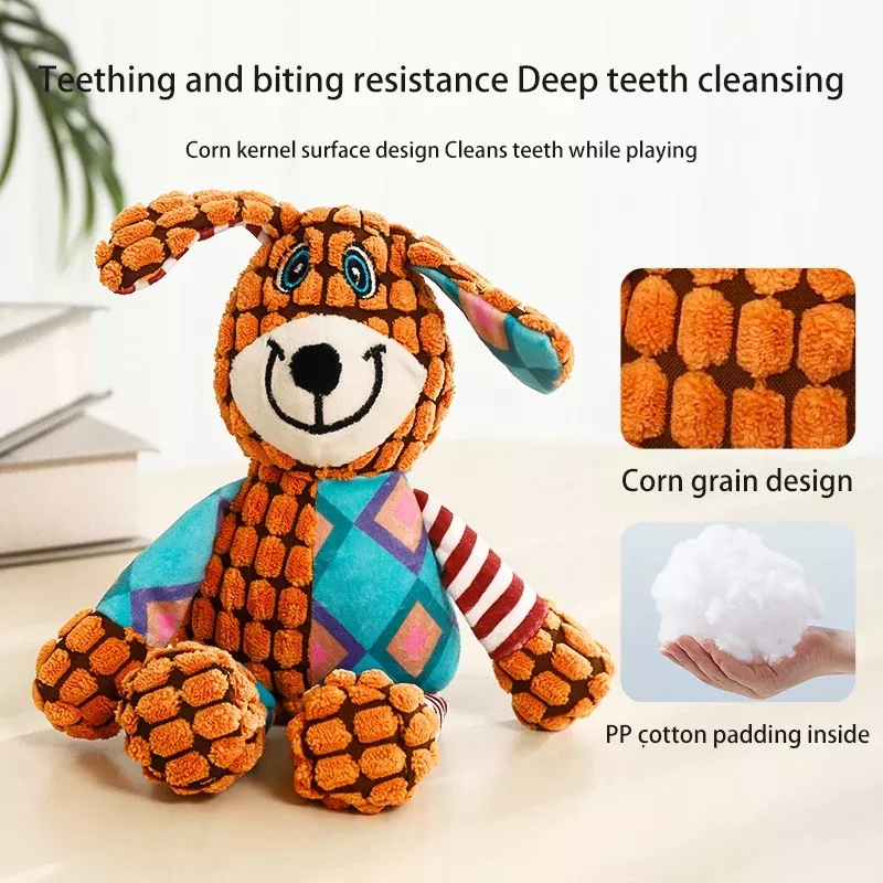 Cute Plush Dog Chew Toy - Image 5