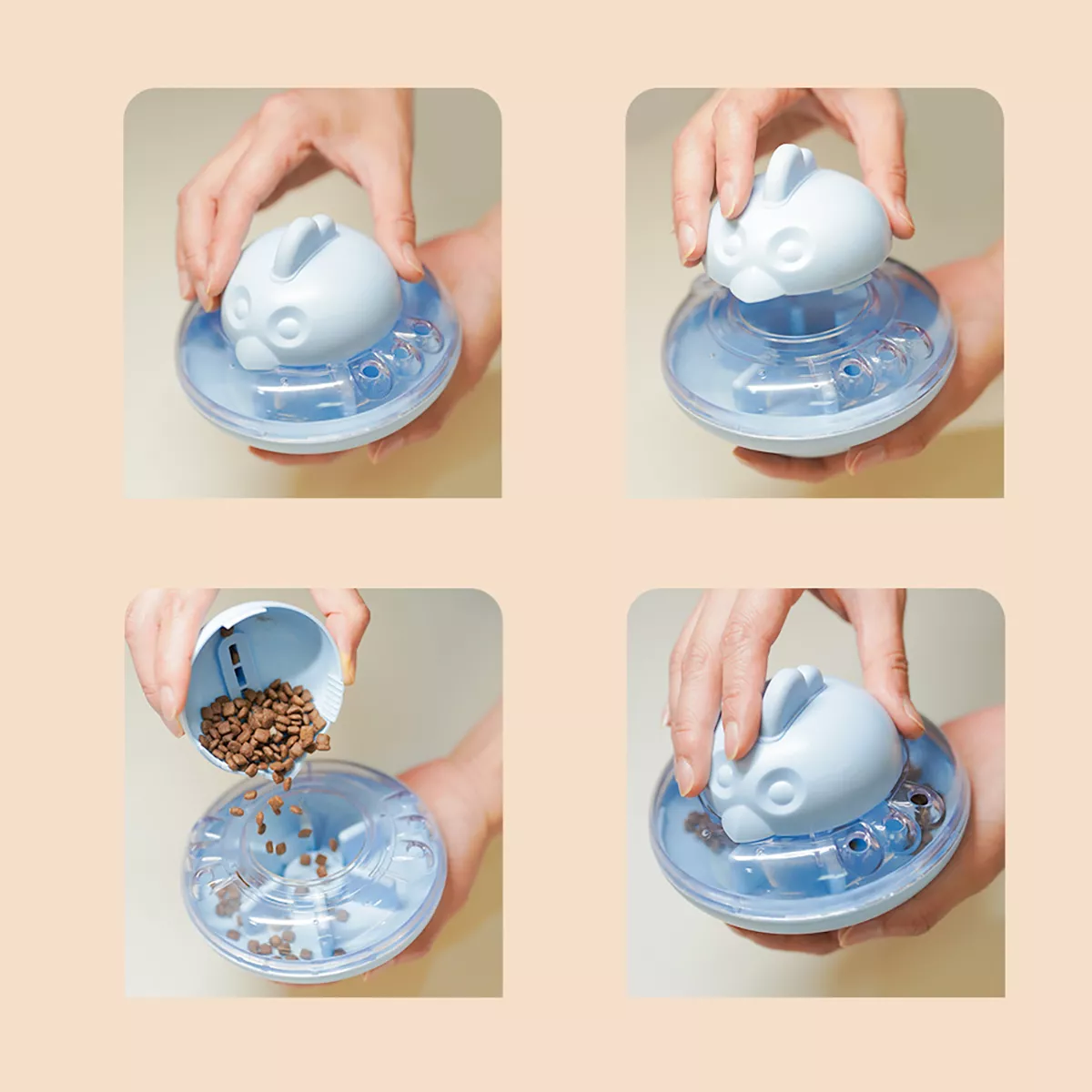 Interactive Tumbler Pet Feeder – Fun Food Dispenser for Dogs & Cats - Image 5