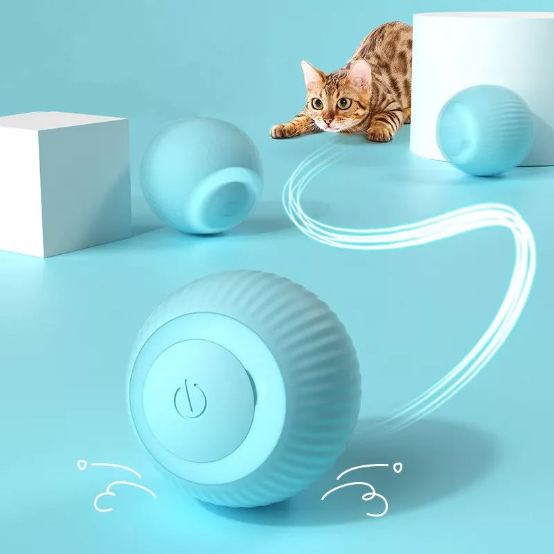 Interactive Electric Rolling Cat Ball Toy – Smart Self-Moving Training Toy for Indoor Cats - Image 2
