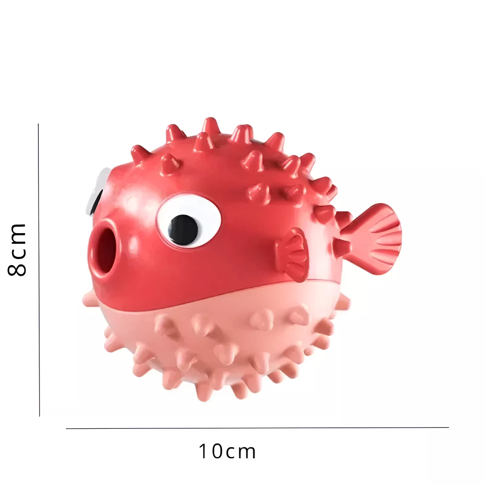 Fish-Shaped Dog Chew Toy with Food Leakage – Bite-Resistant TPR Dog Teeth Cleaning Ball - Image 6