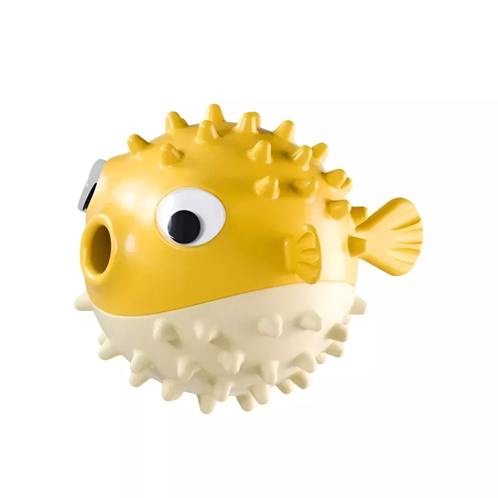 Fish-Shaped Dog Chew Toy with Food Leakage – Bite-Resistant TPR Dog Teeth Cleaning Ball - Image 5