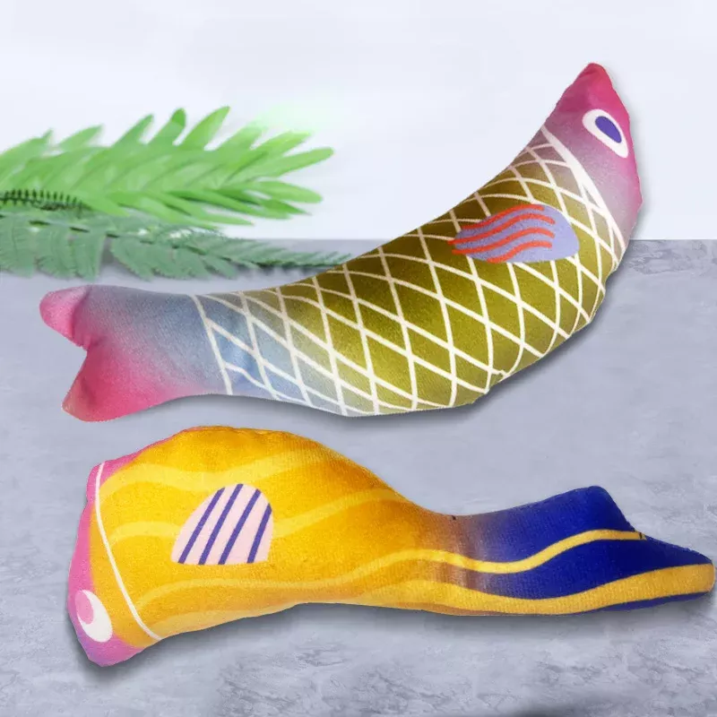 Interactive Fish Jumping Cat Toy with Catnip - Image 3