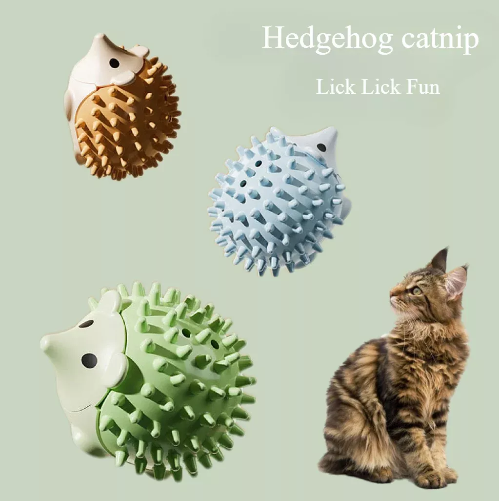 Interactive Catnip Hedgehog Ball - Image 3