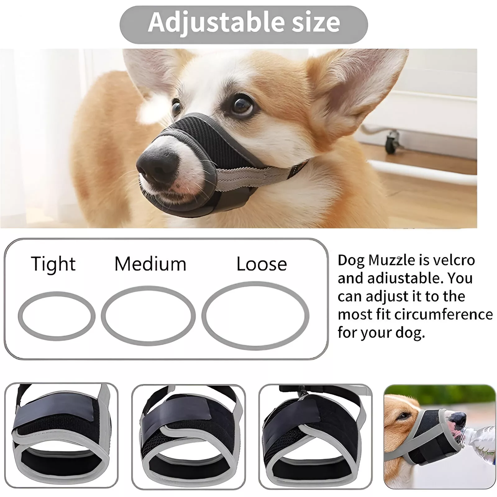 Breathable Mesh Dog Muzzle for Safe Training - Image 5