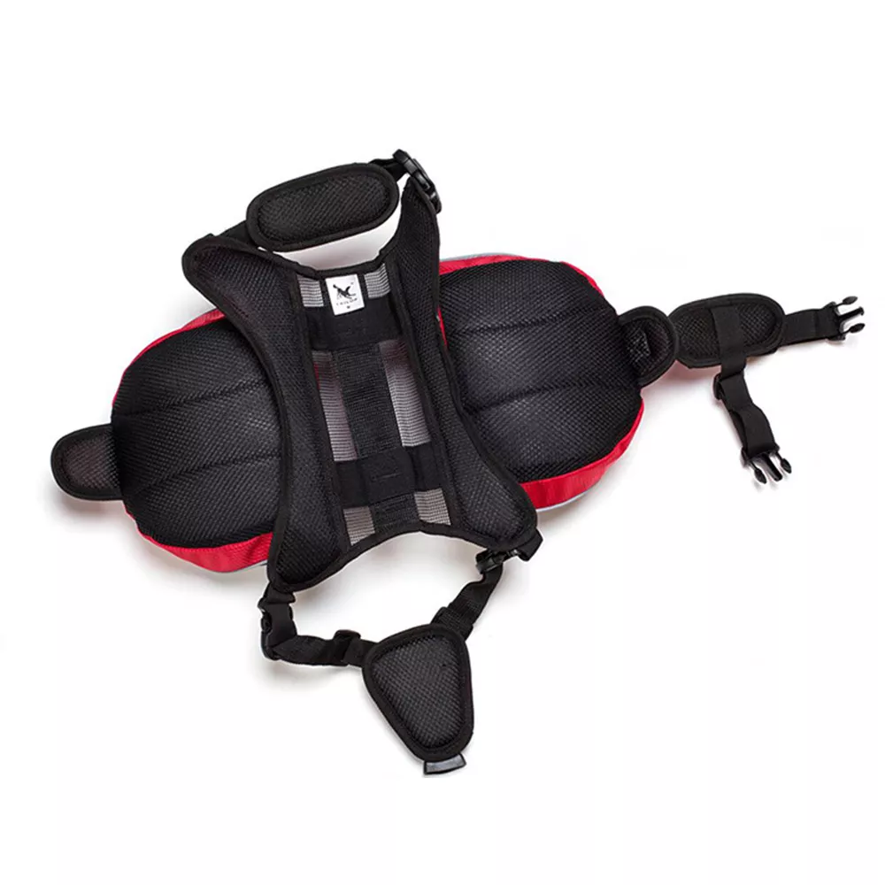 Reflective Big Dog Harness Camel Bag for Medium and Large Dogs - Image 4
