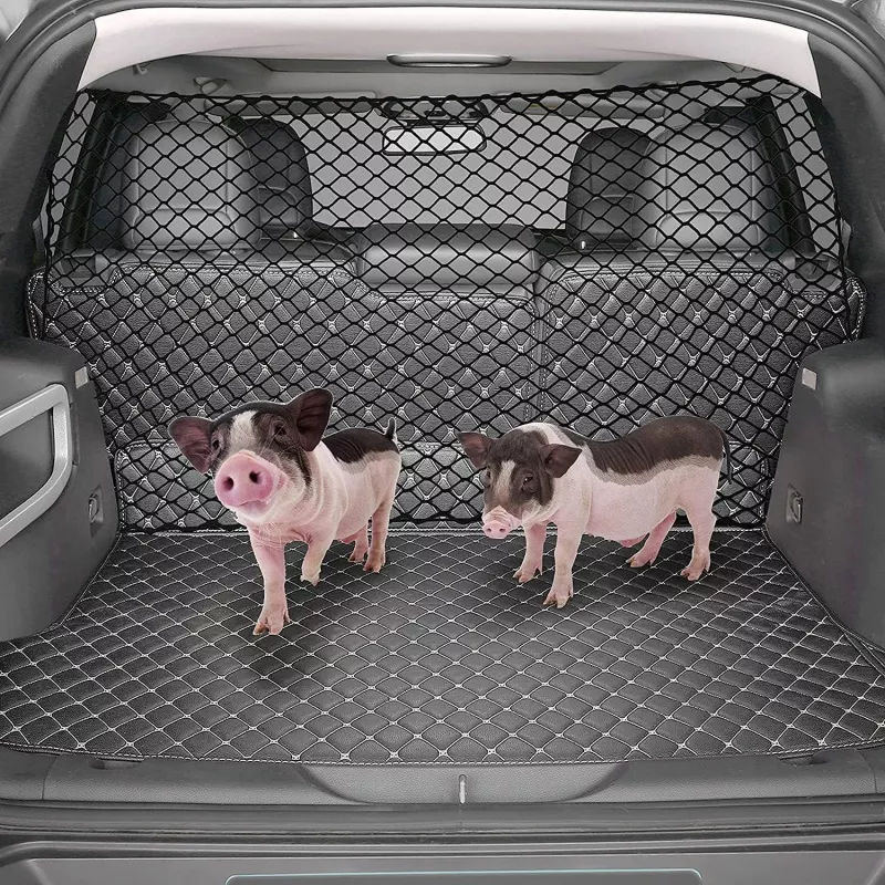 120cm Dog Car Safety Net with Hooks - Universal Pet Barrier and Protection - Image 5