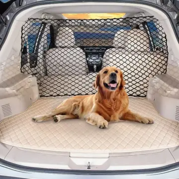 120cm Dog Car Safety Net with Hooks - Universal Pet Barrier and Protection