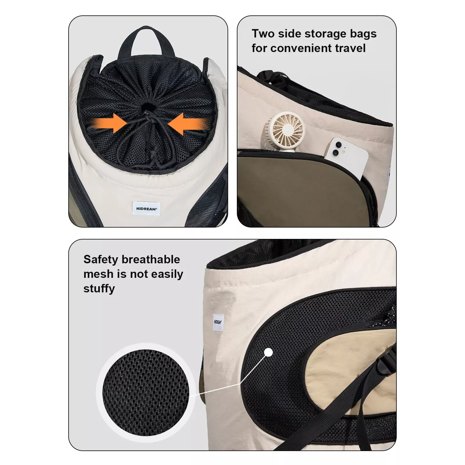 Breathable Pet Carrier Backpack with Crossbody Straps - Image 5