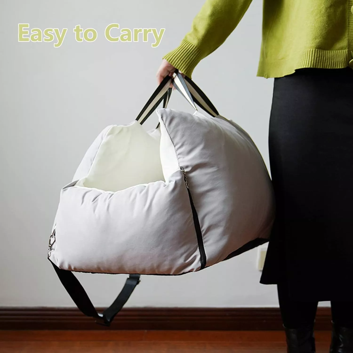 Deluxe Double-Sided Dog Car Seat Bed - Image 4