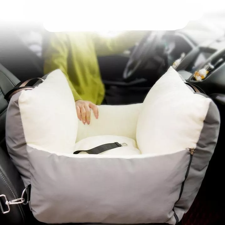 Deluxe Double-Sided Dog Car Seat Bed