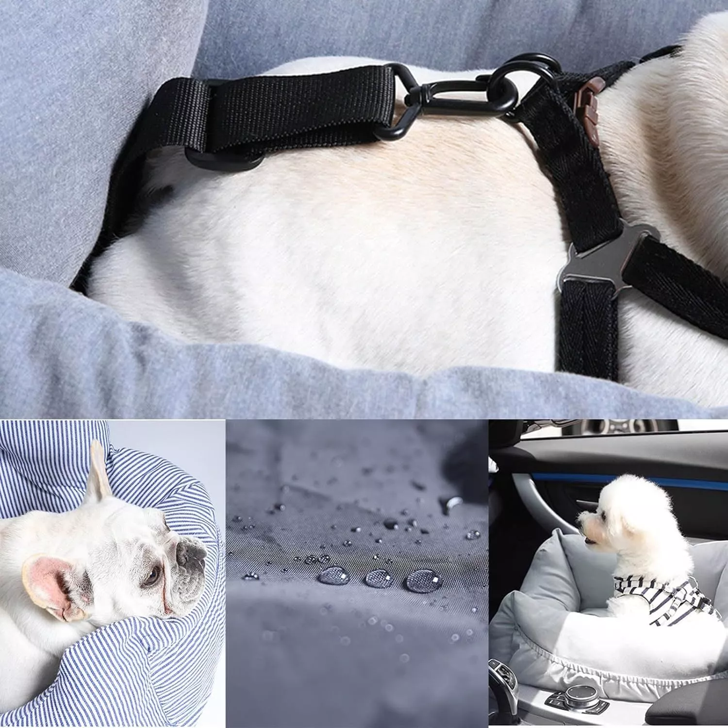 2-in-1 Folding Dog Carrier and Car Seat Pad - Image 5