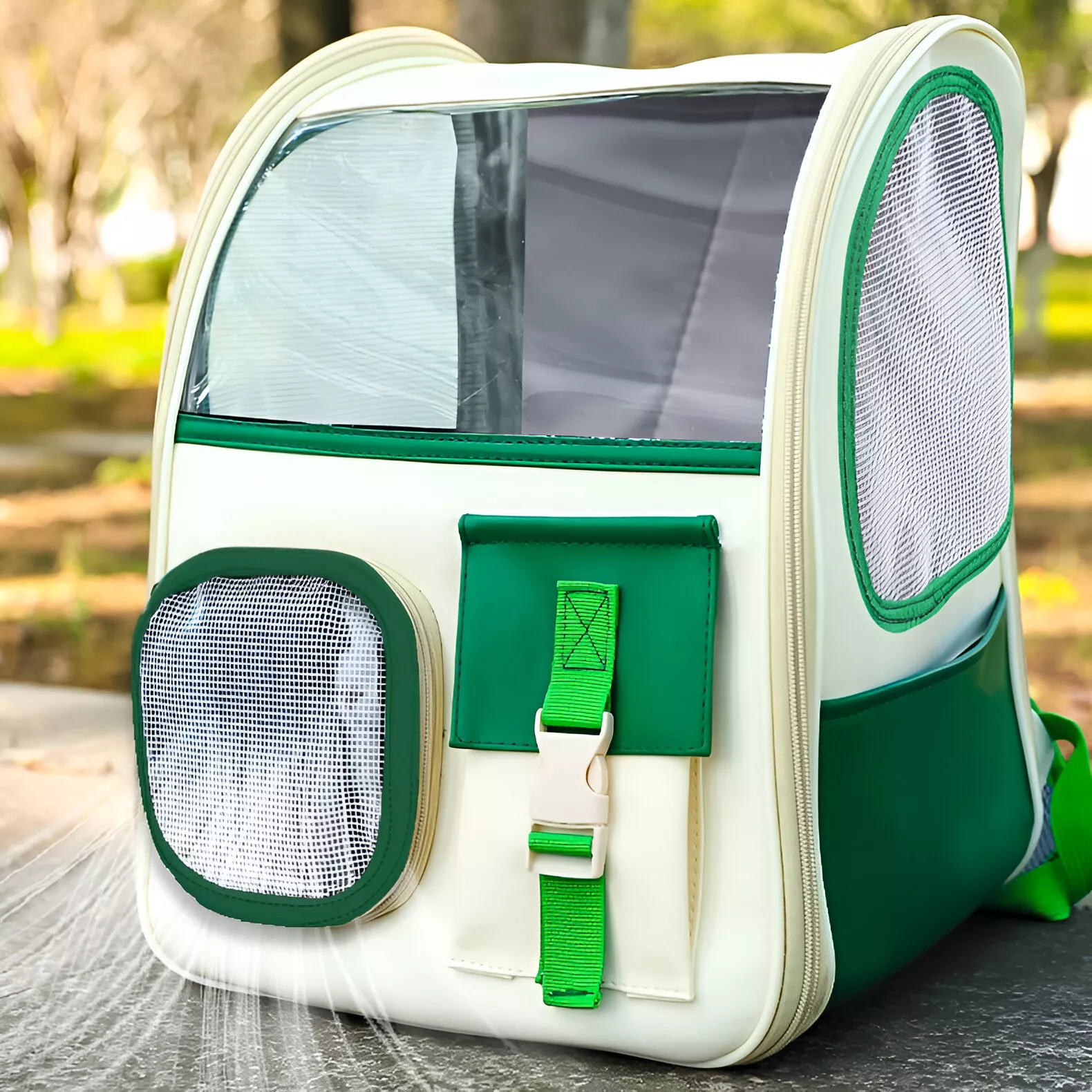 Portable Breathable Pet Backpack for Cats and Small Dogs - Image 7