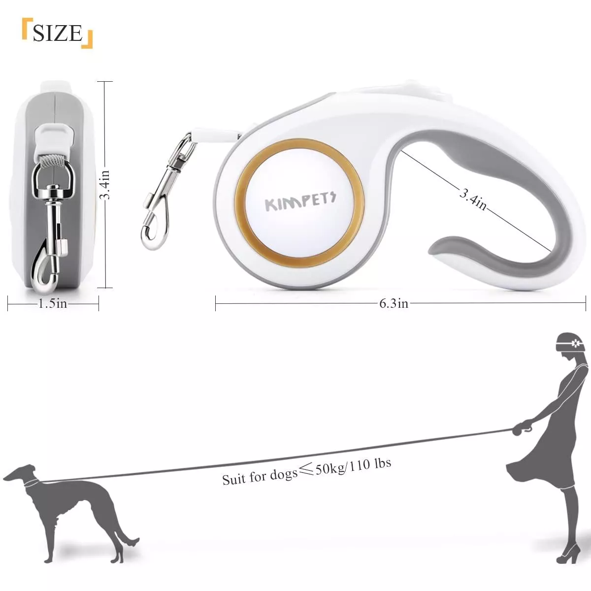 Retractable Dog Leash 10FT/16FT - Image 6