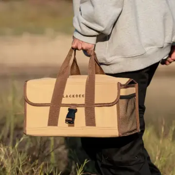 Outdoor Canvas Multi-Pocket Camping & Picnic Storage Bag