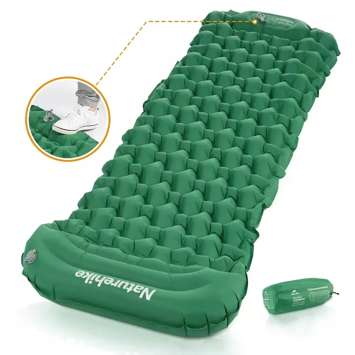 Ultralight Inflatable Camping Mattress - Compact Outdoor Air Mattress & Sleeping Pad