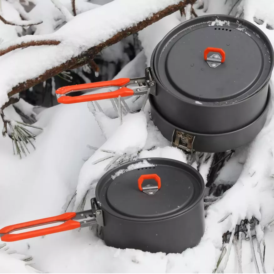 Compact Outdoor Camping Cookware Set - Image 2
