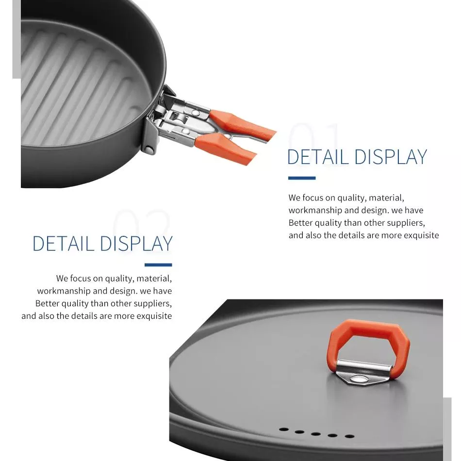 Compact Outdoor Camping Cookware Set - Image 3