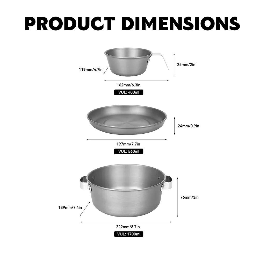 Premium Camping Cookware Set - Image 5