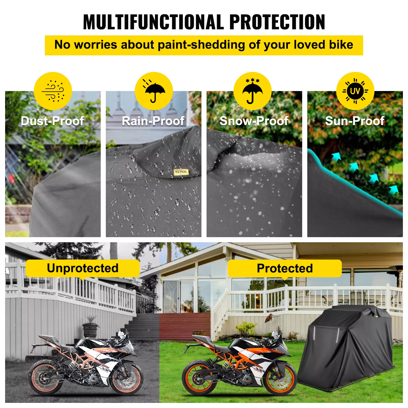 Universal Waterproof Motorcycle Cover - Image 5