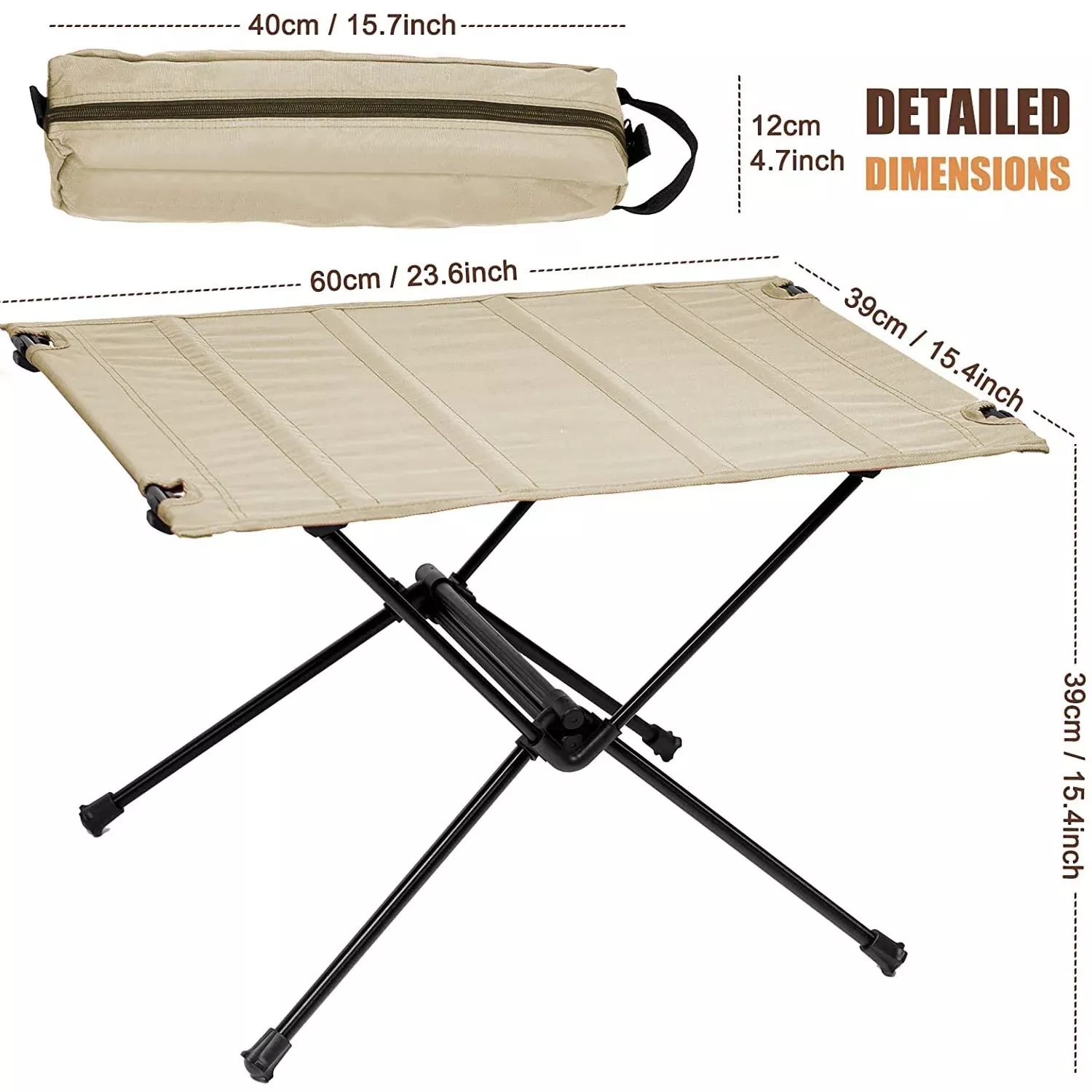 Portable Folding Camping Table - Lightweight, Durable, and Travel-Ready - Image 6