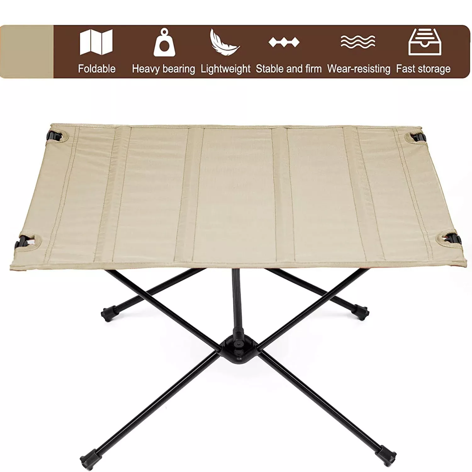 Portable Folding Camping Table - Lightweight, Durable, and Travel-Ready - Image 3