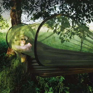 Outdoor Camping Hammock with Mosquito Net, Quick-Opening Anti-Rollover Design