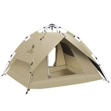 Portable Double Folding Automatic Camping Tent - Sunscreen & Rainproof for 3-4 People