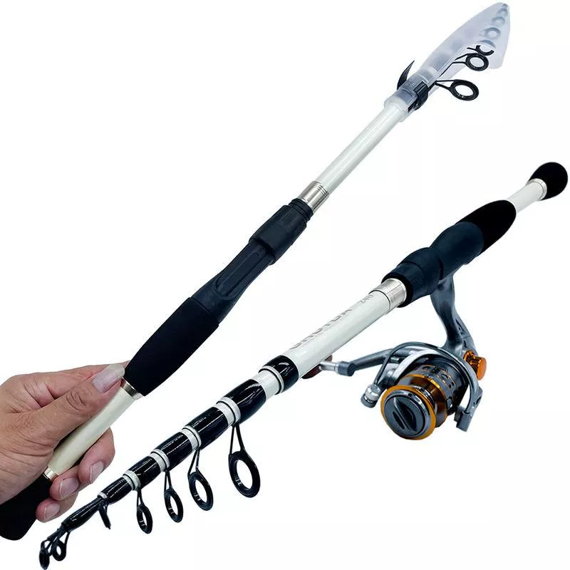 Lightweight Carbon Fiber Telescopic Fishing Rod and Reel Combo 1.6-2.4m - Image 7