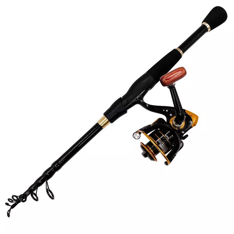 Lightweight Carbon Fiber Telescopic Fishing Rod and Reel Combo 1.6-2.4m - Image 5